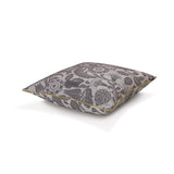 Small Square Pillow - Voyage Iconique Grey Pillow Cover By Le Jacquard Francais at Fig Linens and Home