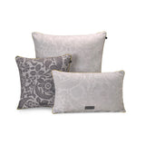 Voyage Iconique Grey Pillow Cover By Le Jacquard Francais at Fig Linens and Home