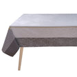 Voyage Iconique Grey Tablecloth By Le Jacquard Francais at Fig Linens and Home