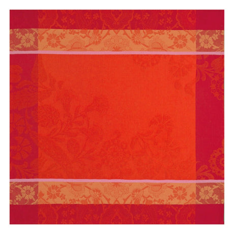 Voyage Iconique Red Napkins By Le Jacquard Francais at Fig LInens and Home 