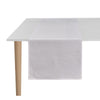 Voyage Iconique White Table Runner by Le Jacquard Francais at Fig Linens and Home 1