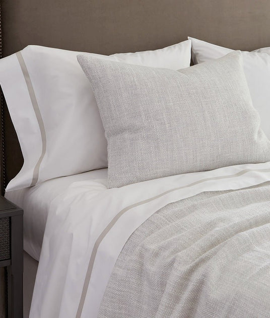 Amagansett Bedding by Legacy Home Grey Twin Duvet Cover 66" x 86" at FIG LINENS AND HOME 1