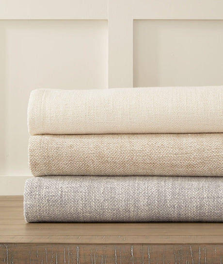 Amagansett Bedding by Legacy Home Grey Twin Duvet Cover 66" x 86" at FIG LINENS AND HOME 2