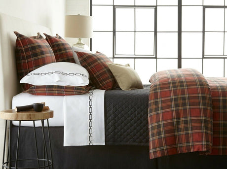 Cork Gemstone Plaid Bedding by Legacy Home | Fig Linens and Home