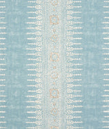 Fabric Swatch of Javanese Stripe Spa Blue Bedding by Legacy Home