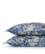 Sierra Denim Bedding by Legacy Home Euro Sham 26" x 26" - Sierra Flanged Denim Blue at FIG LINENS AND HOME 2