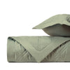 LIBERTY Quilted Coverlet in Crystal Green by Home Treasures at Fig Linens and Home
