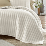 Urban Bamboo White Quilt - Lili Alessandra Quilted Coverlet at Fig Linens and Home 2