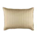 Urban Bamboo Quilted Pillows by Lili Alessandra Champagne Quilted Luxe Euro Pillow 27 X 36 at FIG LINENS AND HOME 11