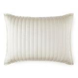 Urban Bamboo Quilted Pillows by Lili Alessandra Cream Quilted Luxe Euro Pillow 27 X 36 at FIG LINENS AND HOME 12