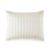 Urban Bamboo Quilted Pillows by Lili Alessandra Cream Quilted Standard Pillow 20 X 26 at FIG LINENS AND HOME 4