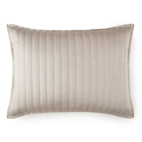 Urban Bamboo Quilted Pillows by Lili Alessandra Mushroom Quilted Luxe Euro Pillow 27 X 36 at FIG LINENS AND HOME 13