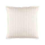 Urban Bamboo Quilted Pillows by Lili Alessandra White Quilted European Pillow 26 X 26 at FIG LINENS AND HOME 14