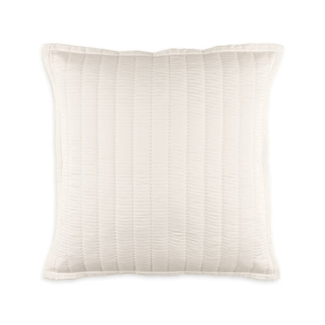 Urban Bamboo Quilted Pillows by Lili Alessandra White Quilted European Pillow 26 X 26 at FIG LINENS AND HOME 14