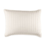 Urban Bamboo Quilted Pillows by Lili Alessandra White Quilted Luxe Euro Pillow 27 X 36 at FIG LINENS AND HOME 10