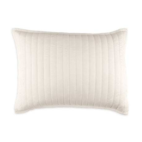Urban Bamboo Quilted Pillows by Lili Alessandra White Quilted Luxe Euro Pillow 27 X 36 at FIG LINENS AND HOME 10