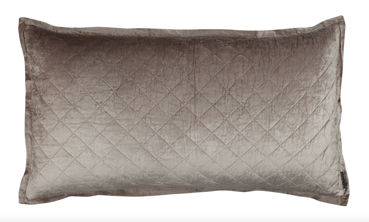 Chloe Champagne Velvet King Sham by Lili Alessandra