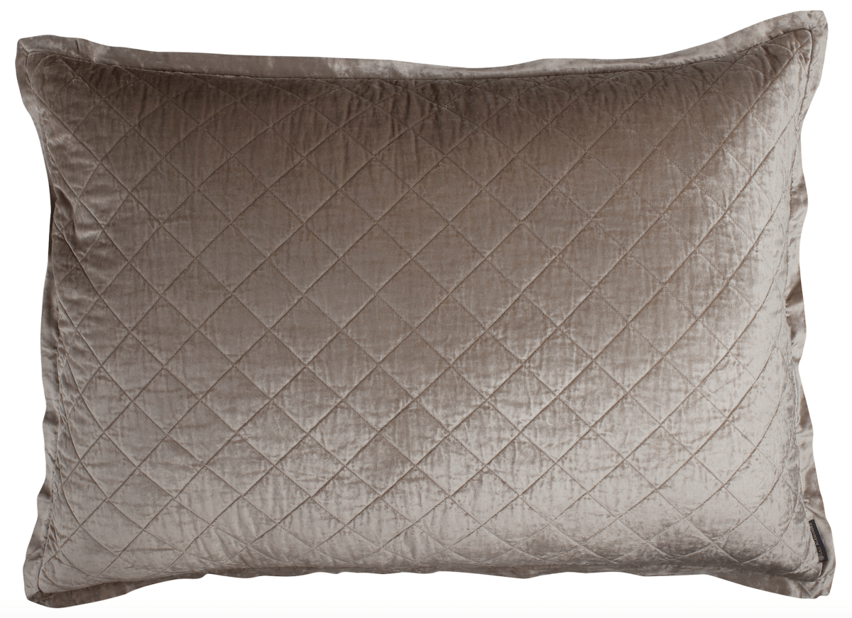 Chloe Fawn Velvet Standard Sham by Lili Alessandra