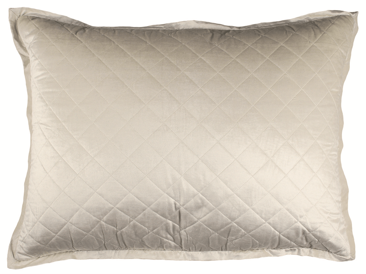 Chloe Ivory Velvet by Lili Alessandra - Luxe Euro Pillow