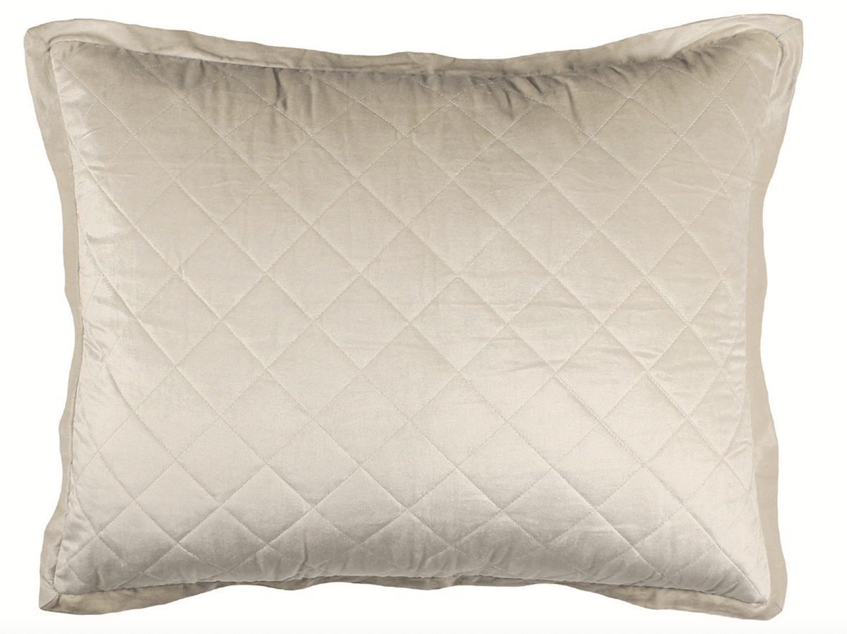 Chloe Ivory Velvet by Lili Alessandra - Standard Pillow