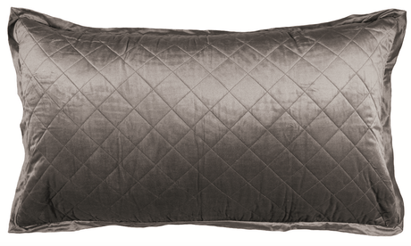Lili Alessandra Chloe Silver King Pillow - Fig LInens