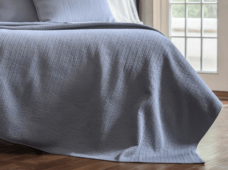 Lili Alessandra Retro Blue Coverlet
