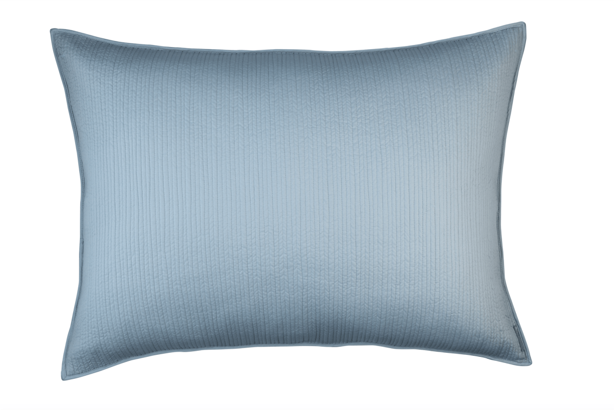 Lili Alessandra Retro Blue luxe euro pillow