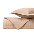 LONDRES Quilted Coverlet in Blush by Home Treasures at Fig Linens and Home