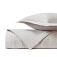 LONDRES Quilted Coverlet in Oyster by Home Treasures at Fig Linens and Home