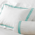 Flat Sheet - Matouk Lowell Lagoon Bedding at Fig Linens and Home