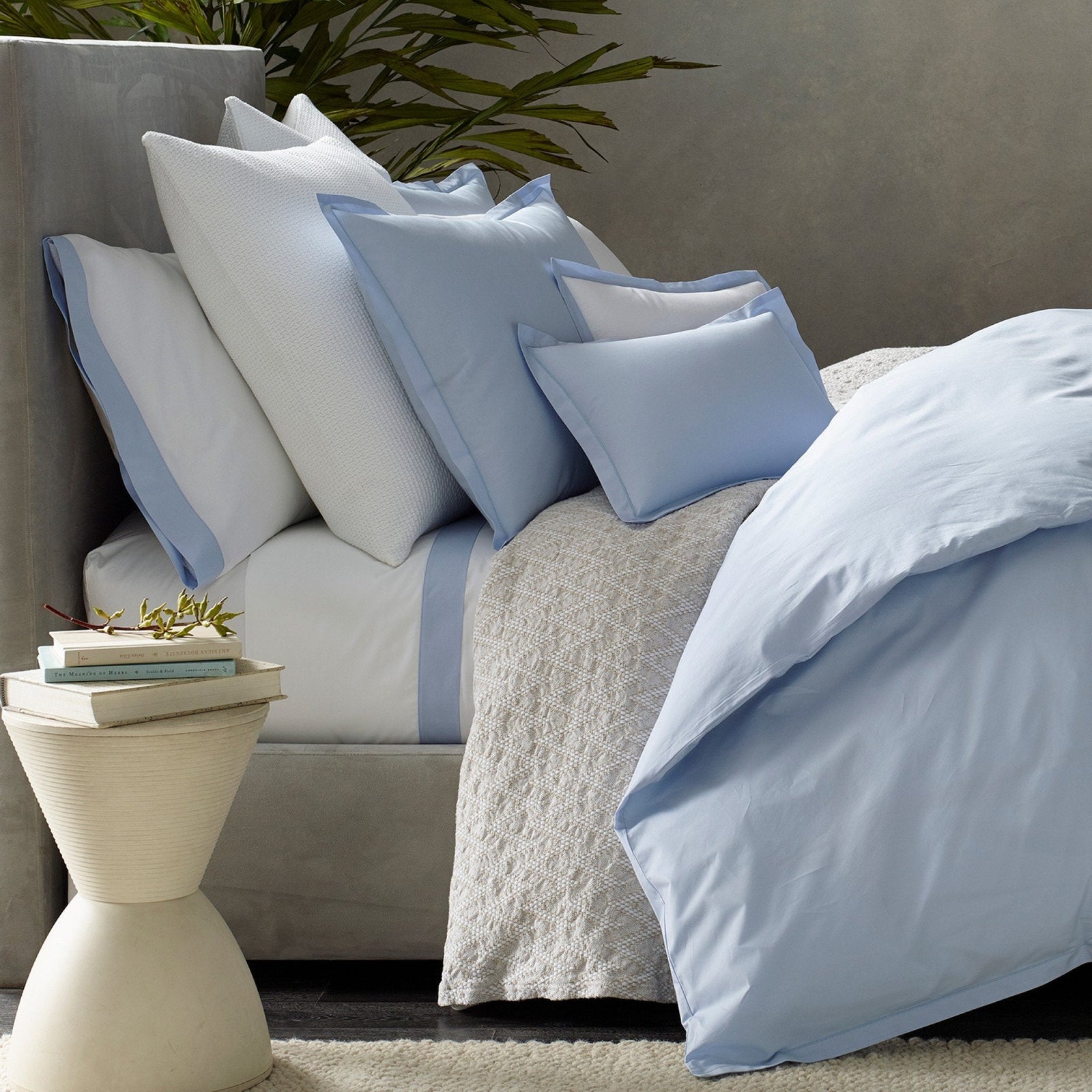 Luca Satin Stitch Bedding by Matouk - Fig Linens and Home