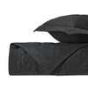 LUCIANA Quilted Coverlet in Black by Home Treasures at Fig Linens and Home