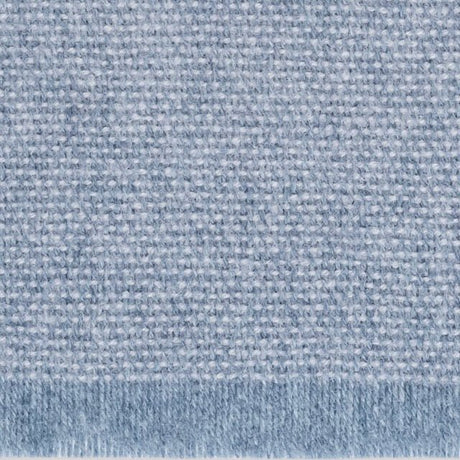 Matouk Agnes Swatch Throw Hazy Blue Blankets Cashmere Wool at Fig Linens and Home