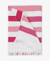 Amado Candy Stripe Beach Towel | Matouk Pool Towels at Fig Linens and Home