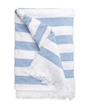 Amado Ocean Stripe Beach Towel | Matouk Pool Towels at Fig Linens and Home