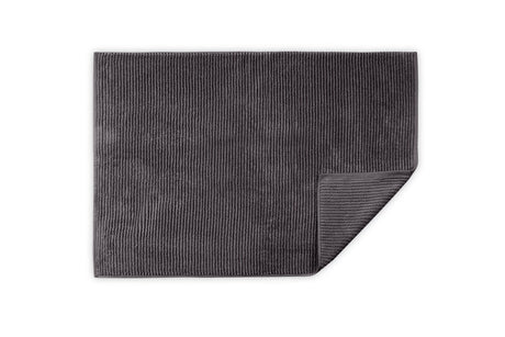 Tub Mat - Matouk Aman Anthracite Bath Mat at Fig Linens and Home