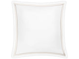 Euro Sham - Matouk Amara Triple Pearl Bedding at Fig Linens and Home shown in Beach Dune on White