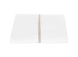 Duvet Cover - Matouk Amara Triple Pearl Bedding at Fig Linens and Home shown in Beach Dune on White