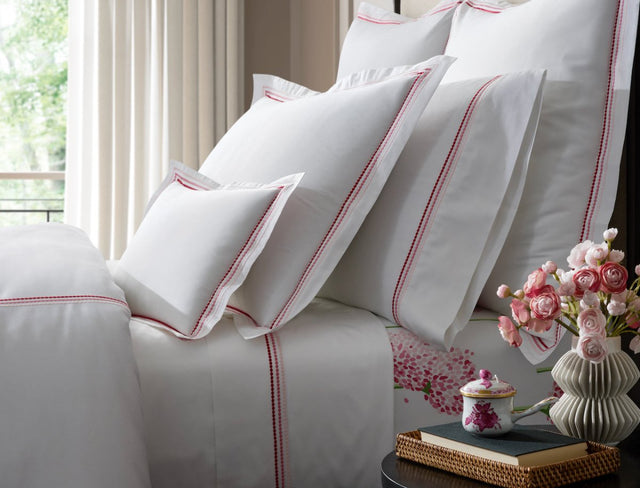 Matouk Amara Triple Pearl Bedding at Fig Linens and Home - View 1