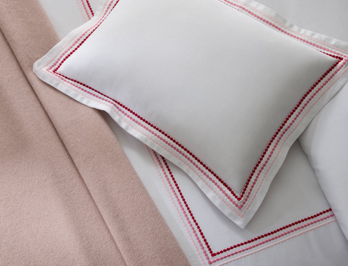 Matouk Amara Triple Pearl Bedding at Fig Linens and Home - View 2