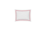 Boudoir Sham - Matouk Amara Triple Pearl Bedding at Fig Linens and Home in Paradise Pink on White