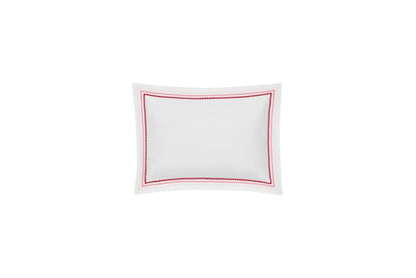 Boudoir Sham - Matouk Amara Triple Pearl Bedding at Fig Linens and Home in Paradise Pink on White