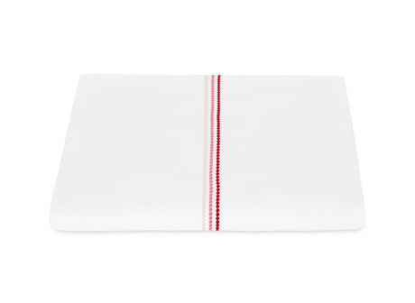 Duvet Cover - Matouk Amara Triple Pearl Bedding at Fig Linens and Home in Paradise Pink on White