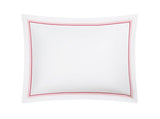 Pillow Sham - Matouk Amara Triple Pearl Bedding at Fig Linens and Home in Paradise Pink on White