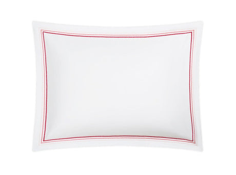 Pillow Sham - Matouk Amara Triple Pearl Bedding at Fig Linens and Home in Paradise Pink on White