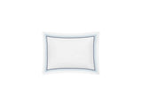 Boudoir Sham - Matouk Amara Triple Pearl Bedding at Fig Linens and Home in Sailor Blue on White