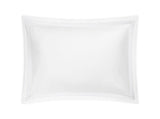 Pillow Sham - Matouk Amara Triple Pearl Bedding at Fig Linens and Home in White Embroidery on White