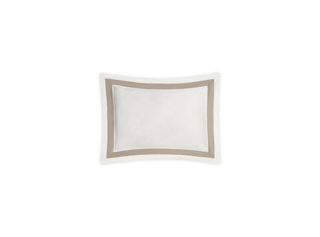 Boudoir Sham - Matouk Ambrose Bedding in Bone and Khaki at Fig Linens and Home