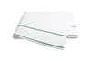 Flat Sheet - Matouk Ansonia Palm Green Cotton Sheets at Fig Linens and Home