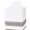 Astor Braid Mocha Brown Tissue Box Cover | Matouk Schumacher at Fig Linens and Home